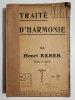 TRAITE D'HARMONE PAR HENRI REBER 